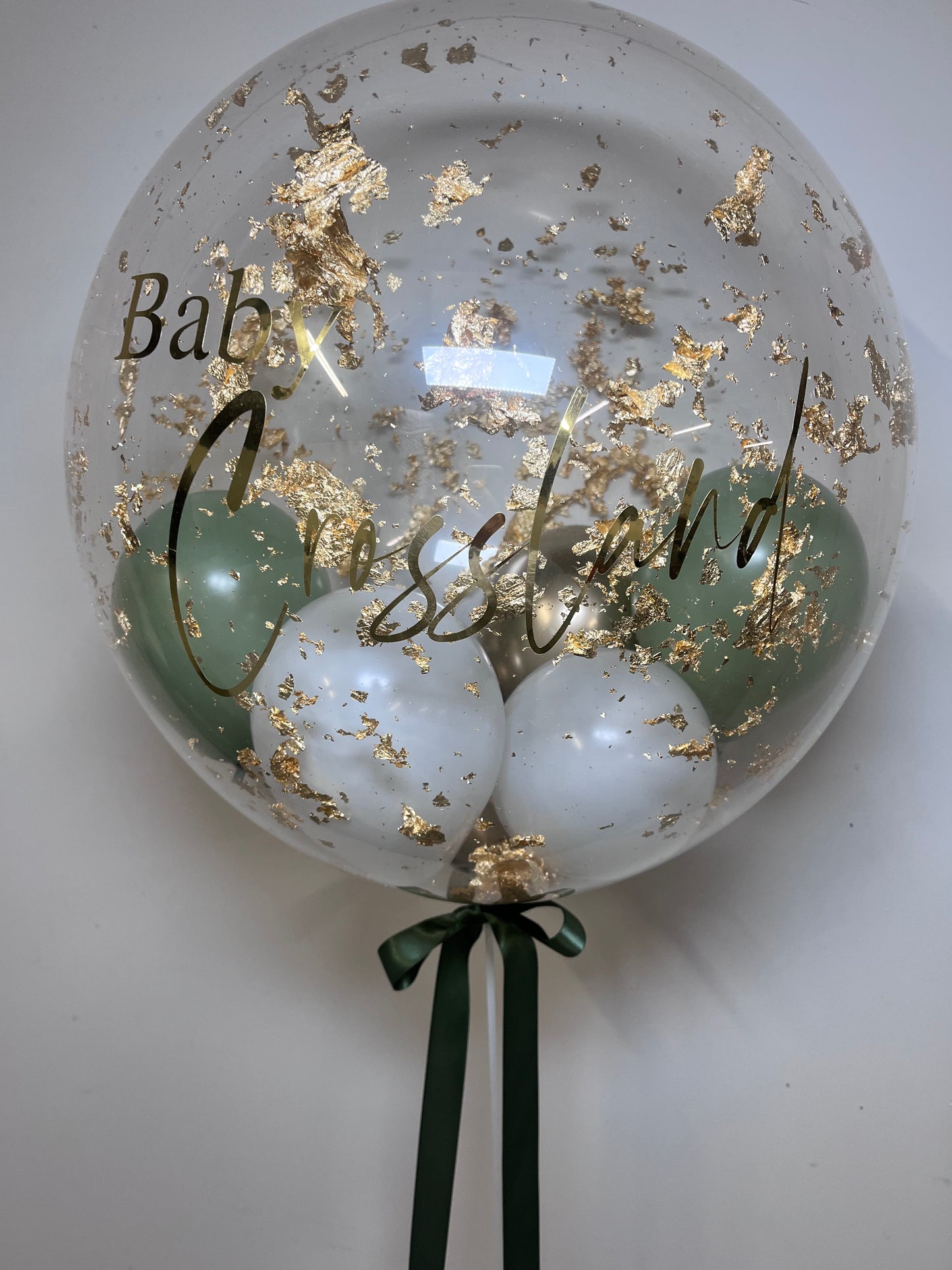 24” FLAKE BABY SHOWER BUBBLE BALLOON