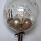 24” GOLD FLAKE BUBBLE BALLOON