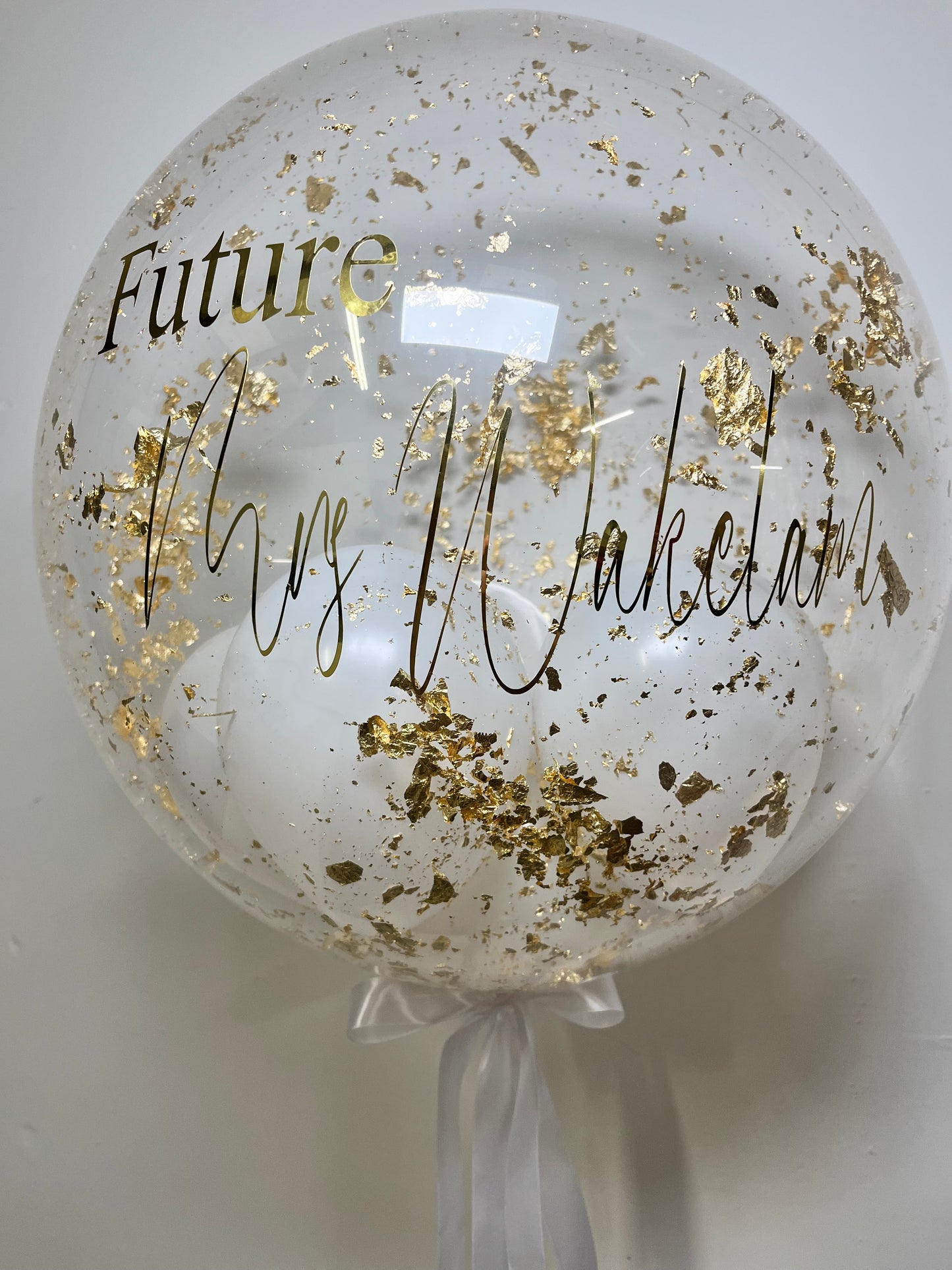 24” WEDDING/ENGAGEMENT/ ANNIVERSARY BUBBLE BALLOON