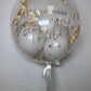 20” GOLD/SILVER/COPPER FLAKE BUBBLE BALLOON