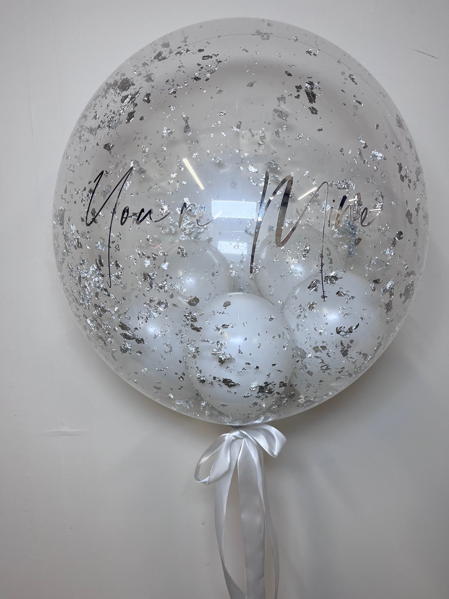 24” WEDDING/ENGAGEMENT/ ANNIVERSARY BUBBLE BALLOON