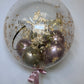 24” GOLD FLAKE BUBBLE BALLOON