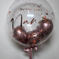 24” COPPER FLAKE BUBBLE BALLOON