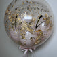 20” GOLD/SILVER/COPPER FLAKE BUBBLE BALLOON