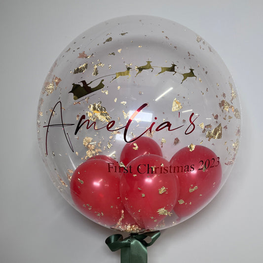 24” CHRISTMAS BUBBLE BALLOON