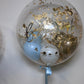 24” GOLD FLAKE BUBBLE BALLOON