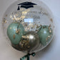 24” FLAKE GRADUATION BUBBLE BALLOON