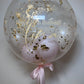 24” GOLD FLAKE BUBBLE BALLOON