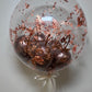 24” COPPER FLAKE BUBBLE BALLOON