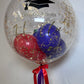 24” FLAKE GRADUATION BUBBLE BALLOON