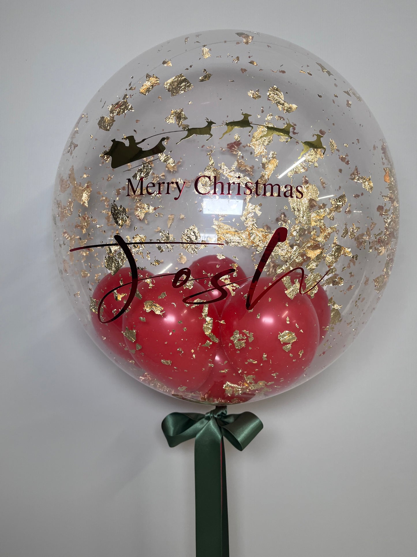 24” CHRISTMAS BUBBLE BALLOON