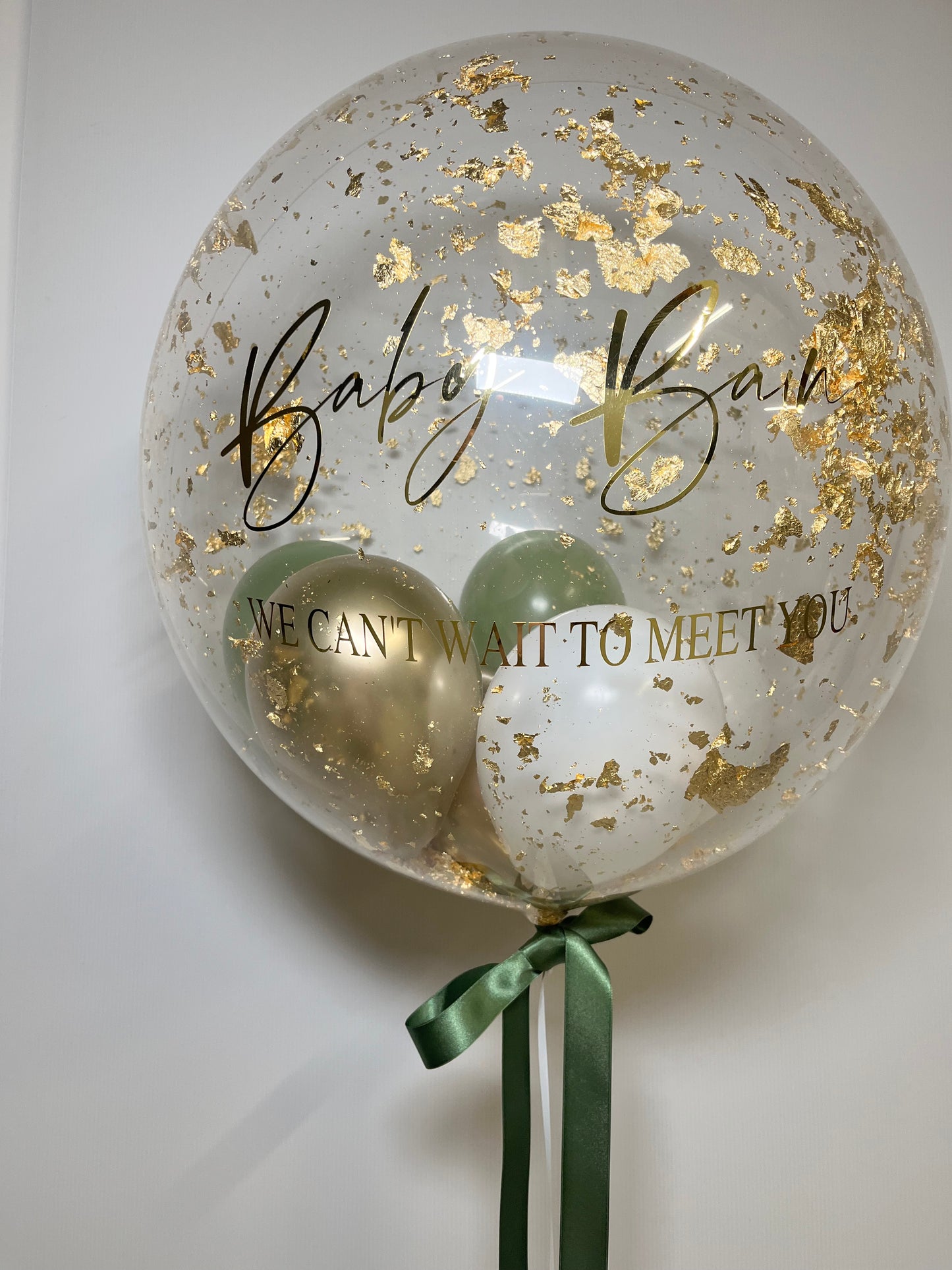 24” FLAKE BABY SHOWER BUBBLE BALLOON