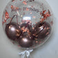 24” COPPER FLAKE BUBBLE BALLOON