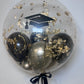 24” FLAKE GRADUATION BUBBLE BALLOON