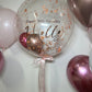 24” COPPER FLAKE BUBBLE BALLOON