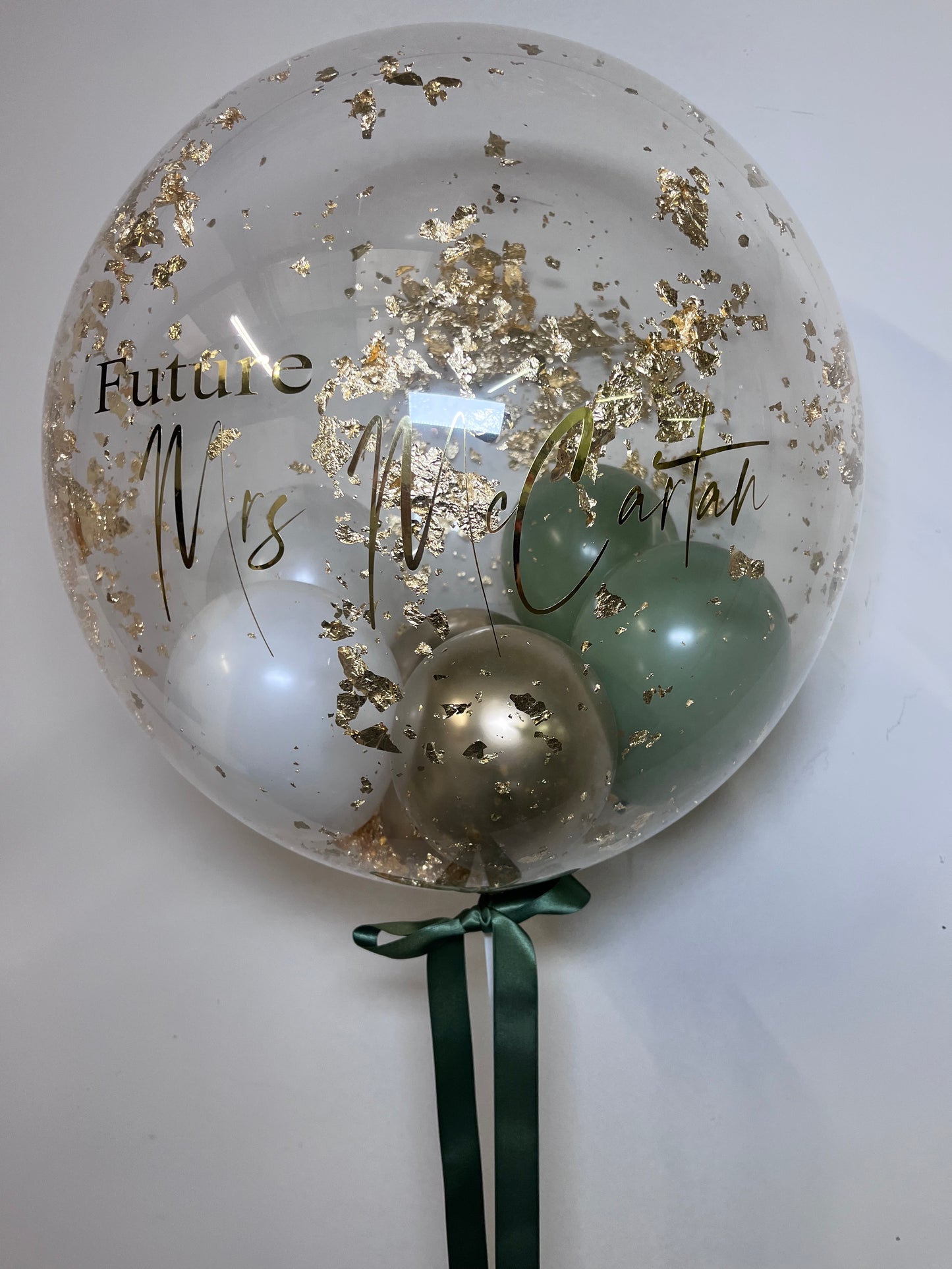 24” WEDDING/ENGAGEMENT/ ANNIVERSARY BUBBLE BALLOON