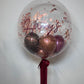 24” COPPER FLAKE BUBBLE BALLOON