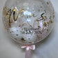 24” GOLD FLAKE BUBBLE BALLOON