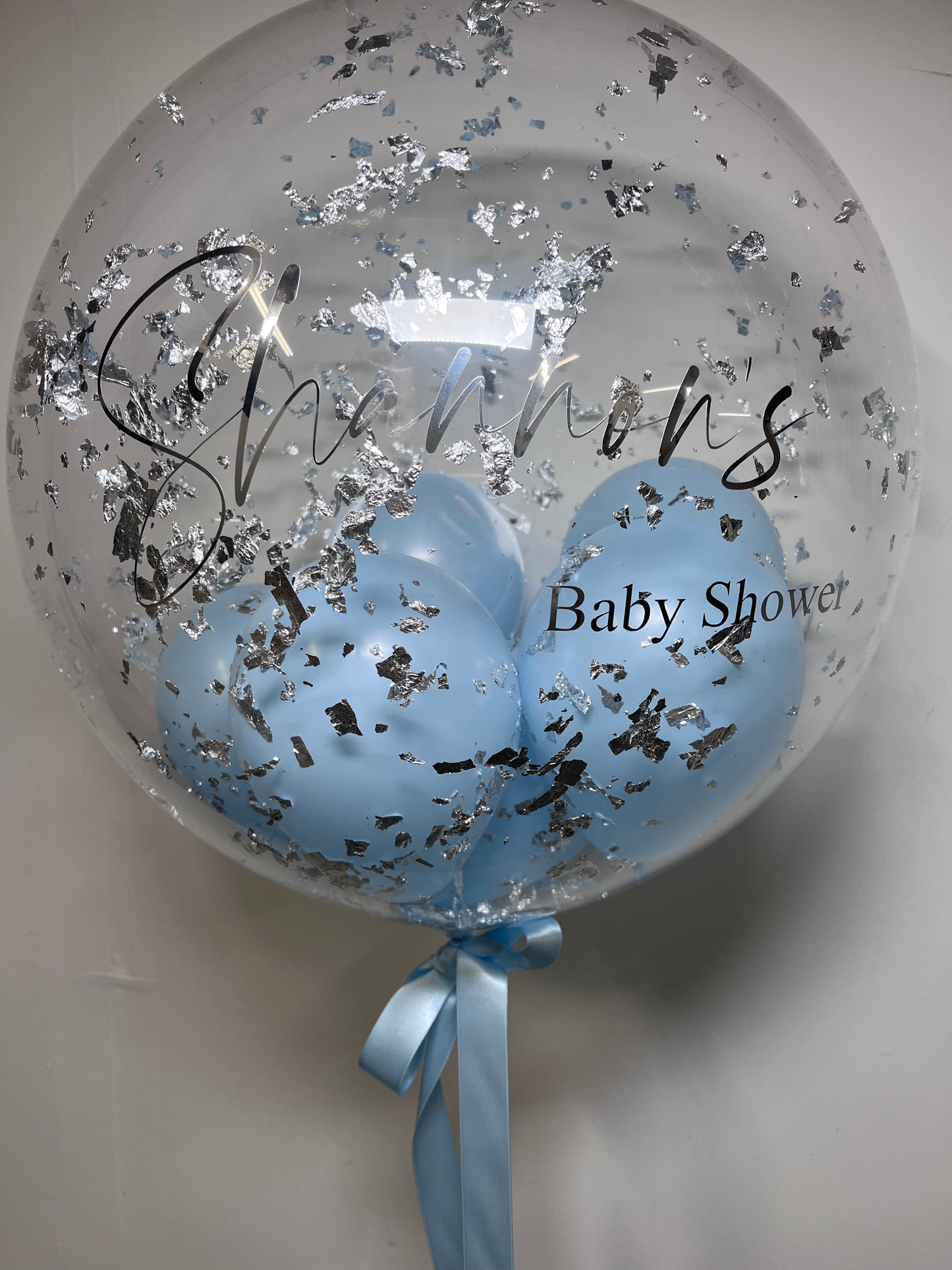 24” FLAKE BABY SHOWER BUBBLE BALLOON