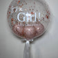 24” FLAKE BABY SHOWER BUBBLE BALLOON