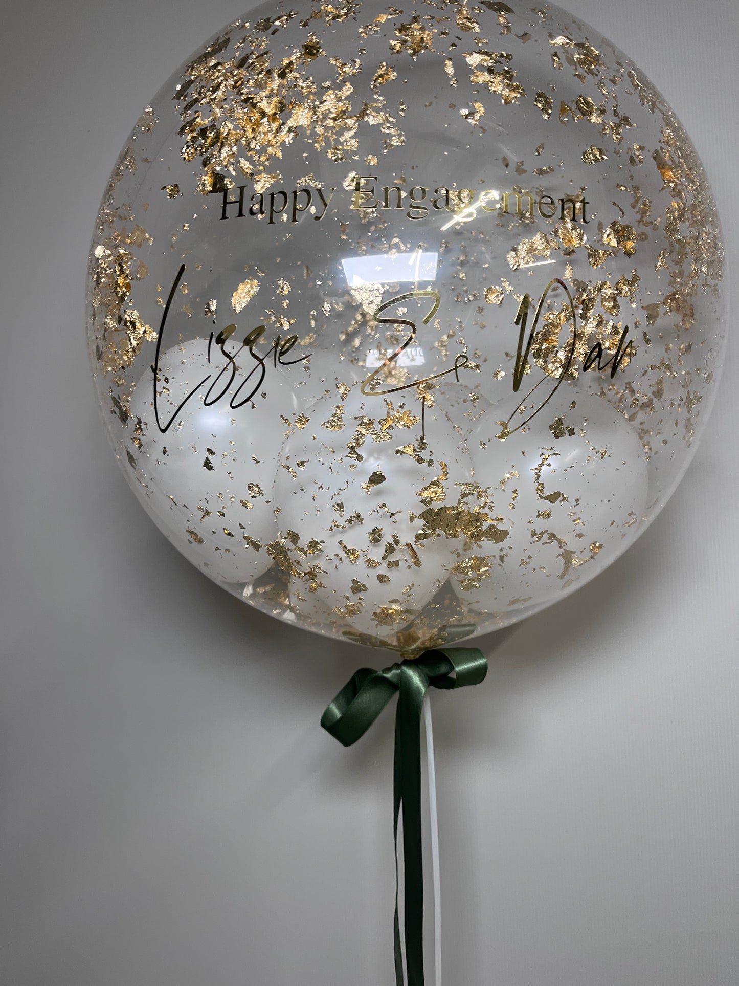 24” WEDDING/ENGAGEMENT/ ANNIVERSARY BUBBLE BALLOON