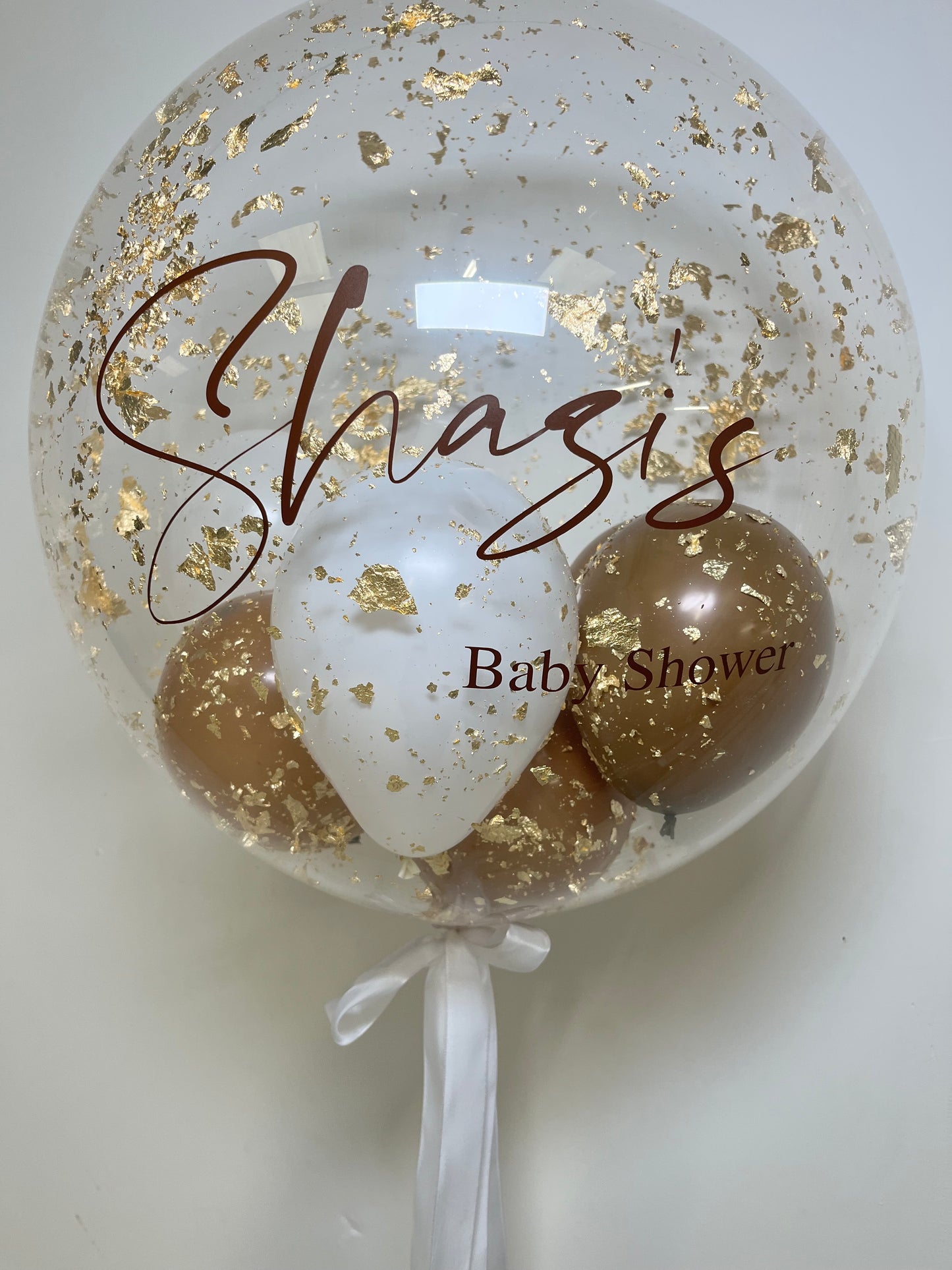 24” FLAKE BABY SHOWER BUBBLE BALLOON