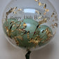 20” GOLD/SILVER/COPPER FLAKE BUBBLE BALLOON