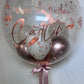 24” COPPER FLAKE BUBBLE BALLOON