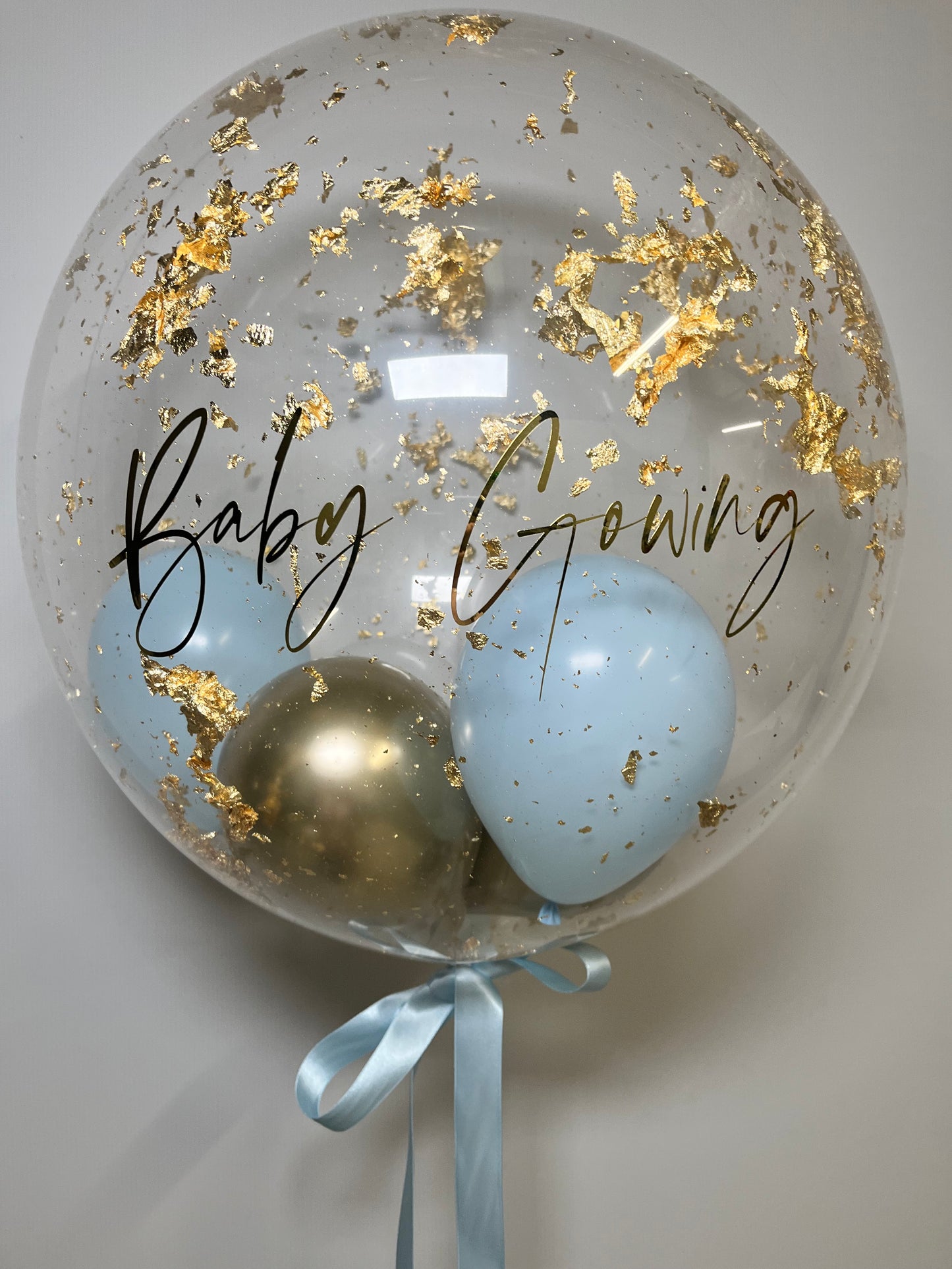 24” FLAKE BABY SHOWER BUBBLE BALLOON