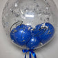 24” Silver flake BUBBLE BALLOON