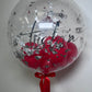 24” Silver flake BUBBLE BALLOON