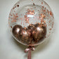 24” COPPER FLAKE BUBBLE BALLOON