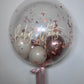 24” COPPER FLAKE BUBBLE BALLOON