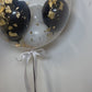 20” GOLD/SILVER/COPPER FLAKE BUBBLE BALLOON